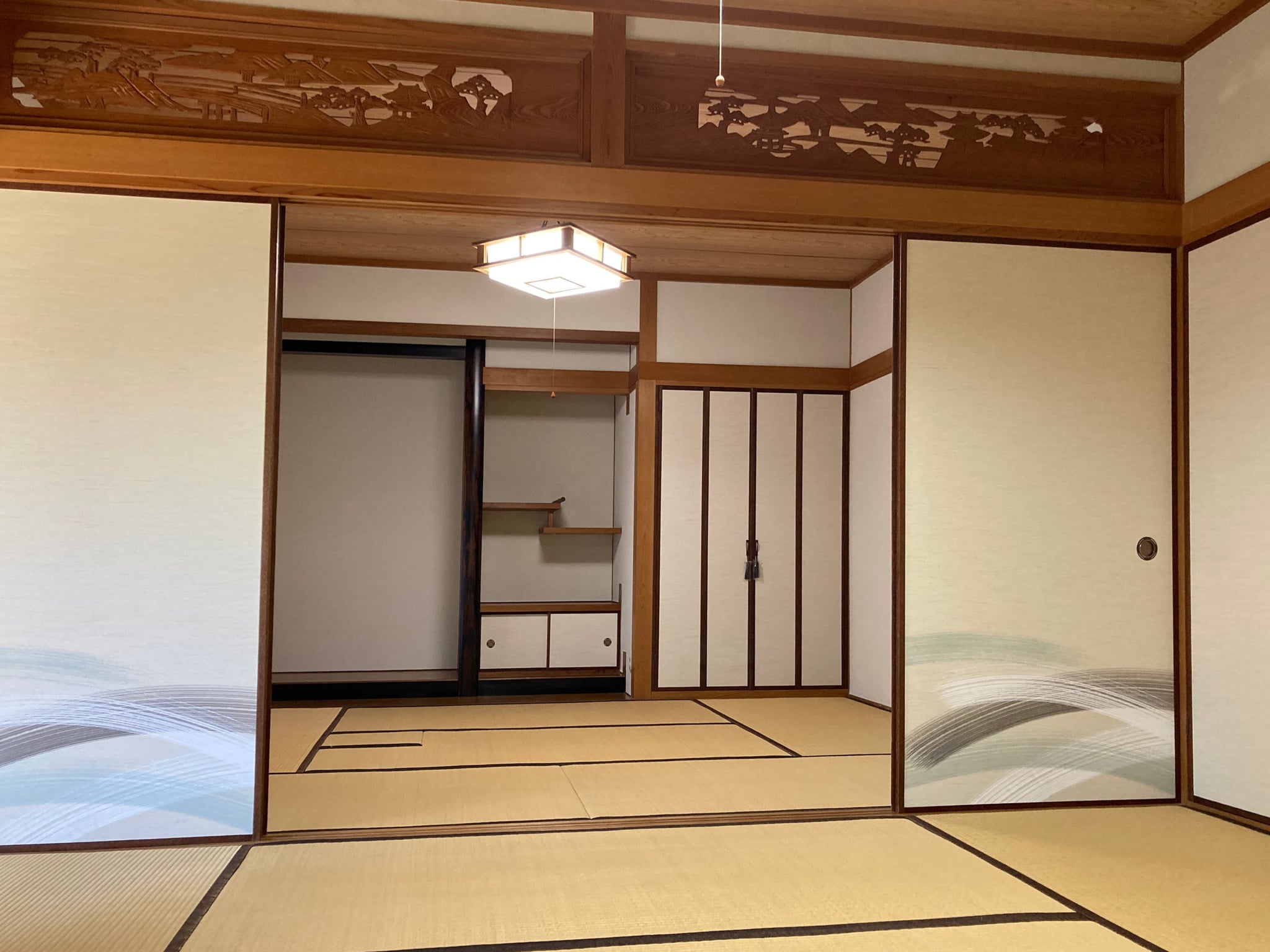 【室内塗装】こだわりの素材「薩摩中霧島壁」で澄んだ空気の和室に